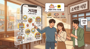 거지맵 활용하는 청년들